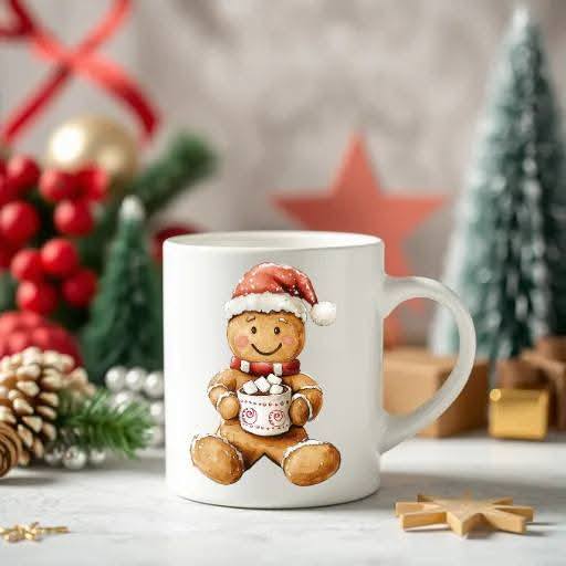 Gingerbread Man Mug