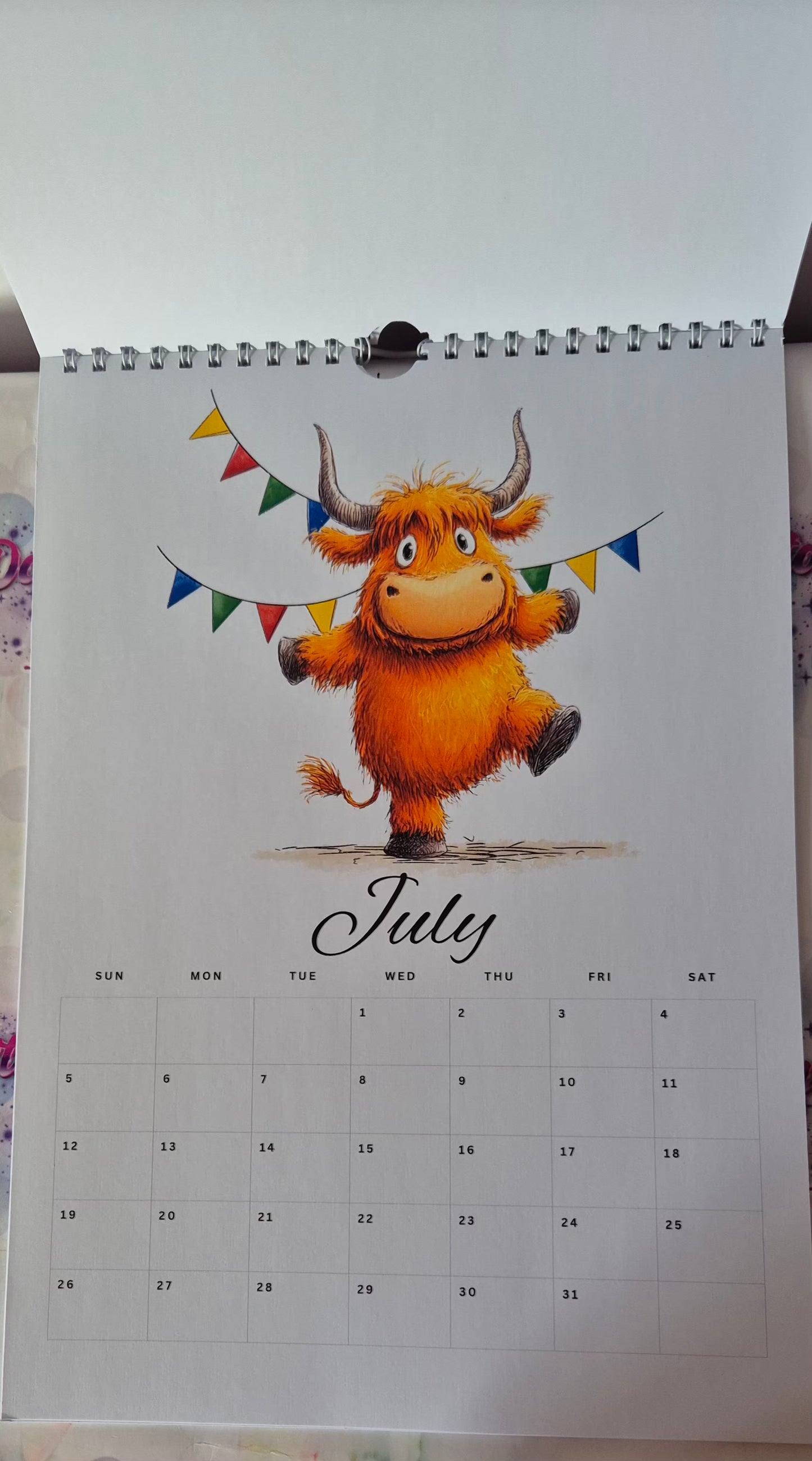 Doodle Cow 2026 Calendar
