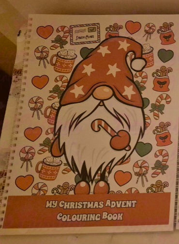 Christmas Advent Colouring Book