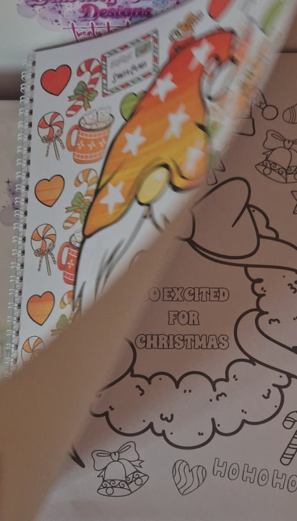 Christmas Advent Colouring Book