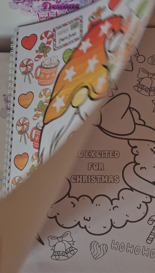 Christmas Advent Colouring Book
