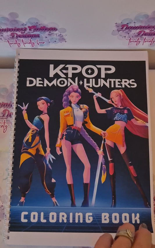 K Pop Demon Colouring Book
