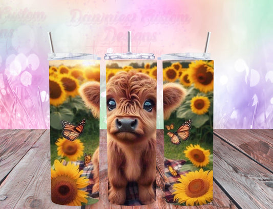 Baby Highland Cow 20oz Tumbler